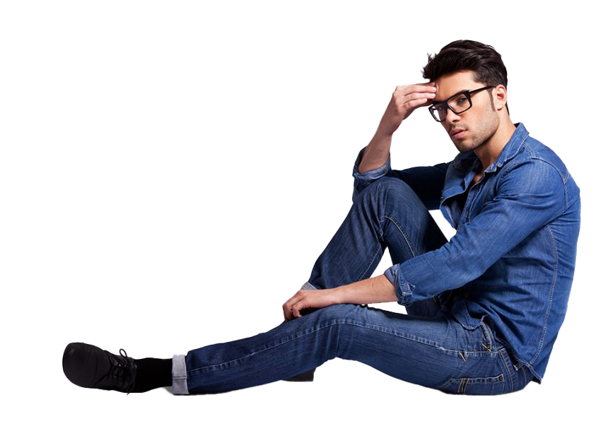 Attractive Model Man PNG Picture