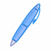 Ball Blue stylo Png Image