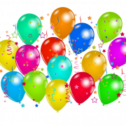 Decoração de aniversário de balão clipart png