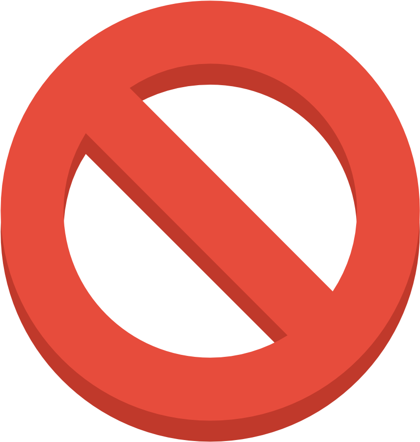 حظر علامة PNG Clipart