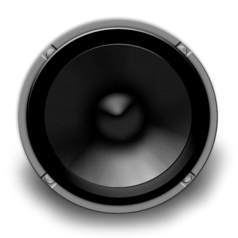 Bass Audio Speakers PNG Free Download