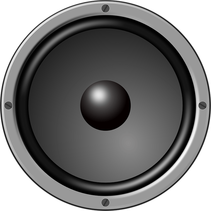 Haut-parleurs audio basse png image gratuite
