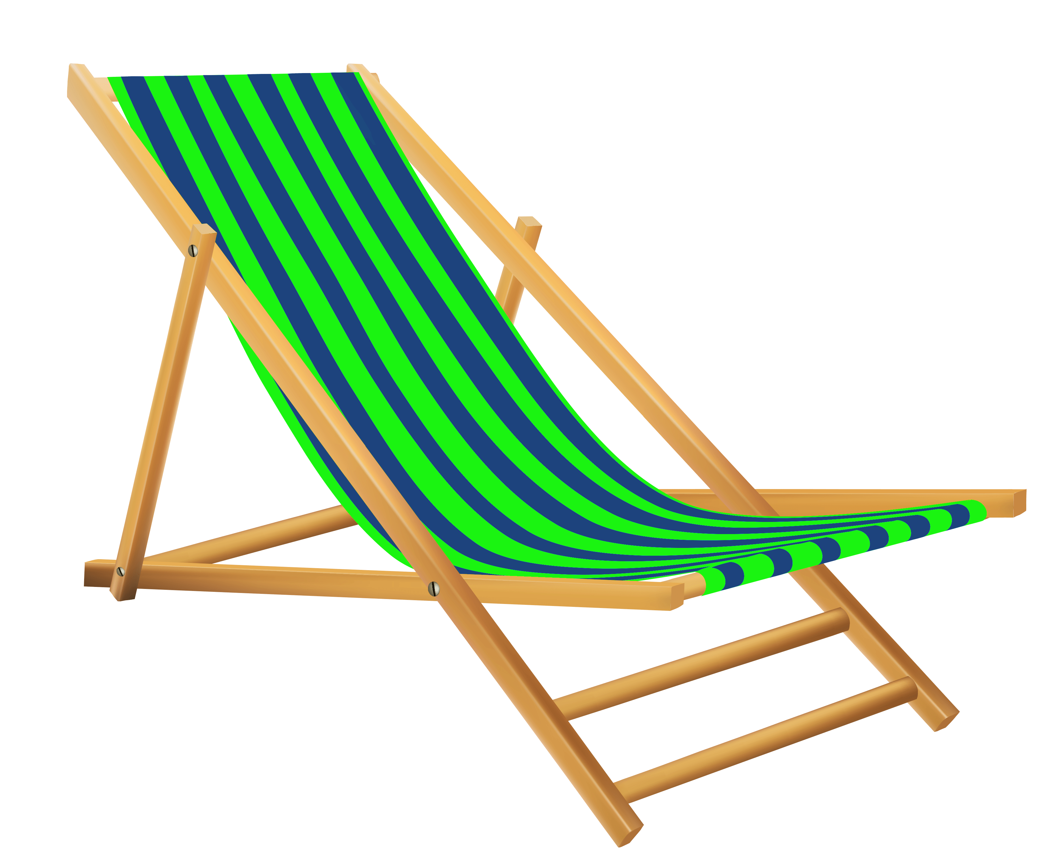 Beach Chaise Longue PNG Image