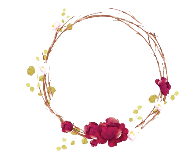 Beautiful Flower Wreath PNG Free Image