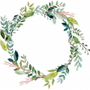 Beautiful Flower Wreath PNG Pic