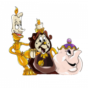 Beauty and the Beast PNG gratis download