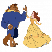 Gambar HD Beauty and the Beast PNG
