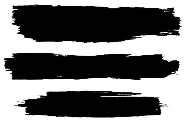 Черная кисть штрих PNG изображение