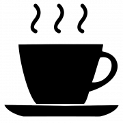 Black Coffee Mug PNG