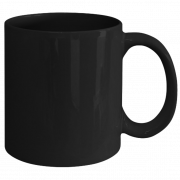 CLIPART PNG de caneca de café preto