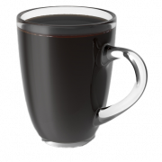 Imagem PNG de caneca de café preto