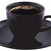 Photo PNG de tasse de café noir