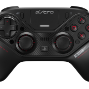 Black Game Controller PNG -afbeelding