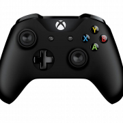 Black Game Controller PNG Picture