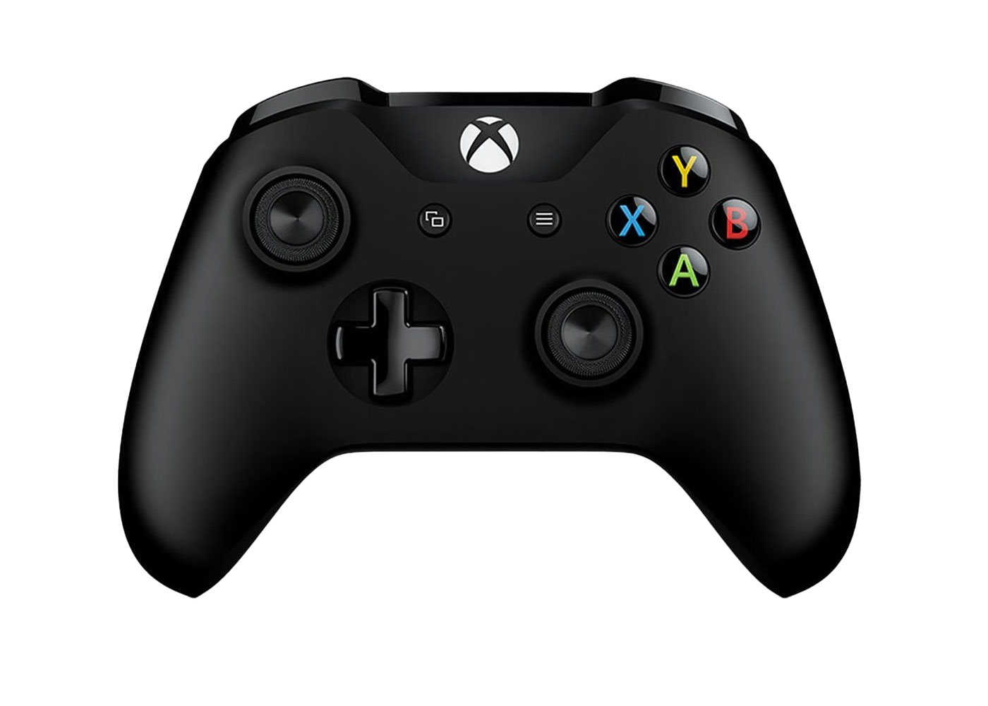 Black Game Controller PNG Picture