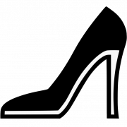 أحذية الكعب العالي الأسود PNG