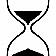Black Hourglass PNG Free Download