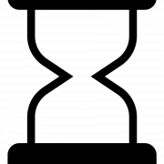 Black Hourglass PNG Picture