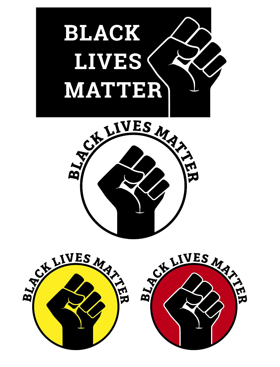 Black Lives Matter PNG Gambar Transparan