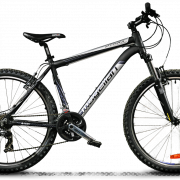 Vélo de montagne noire PNG