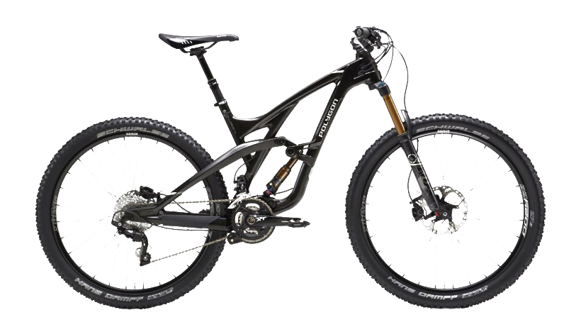 Black Mountainbike PNG Clipart