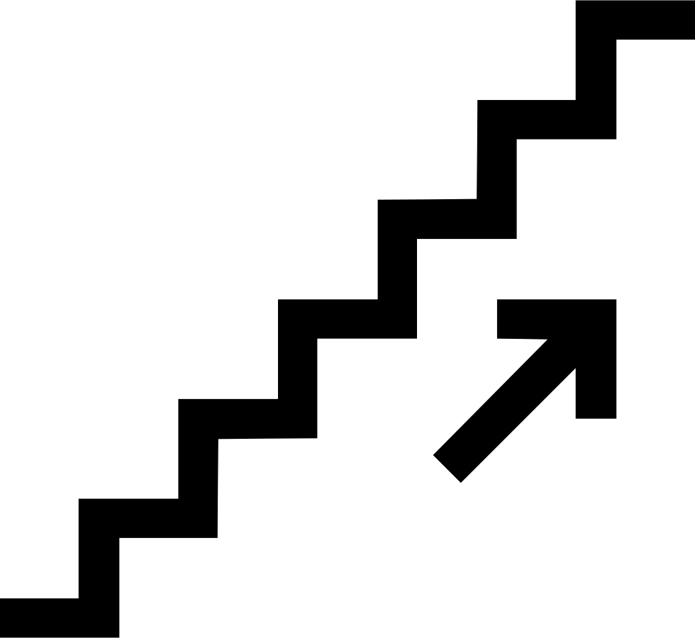 Image PNG des escaliers noirs