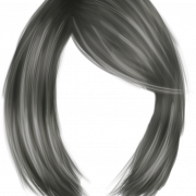 Черный парик PNG Clipart