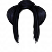 Black Wig PNG -bestand