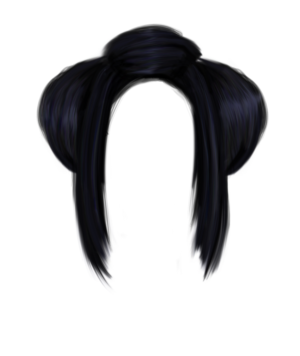 Black Wig PNG File