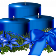 PNG de Navidad azul