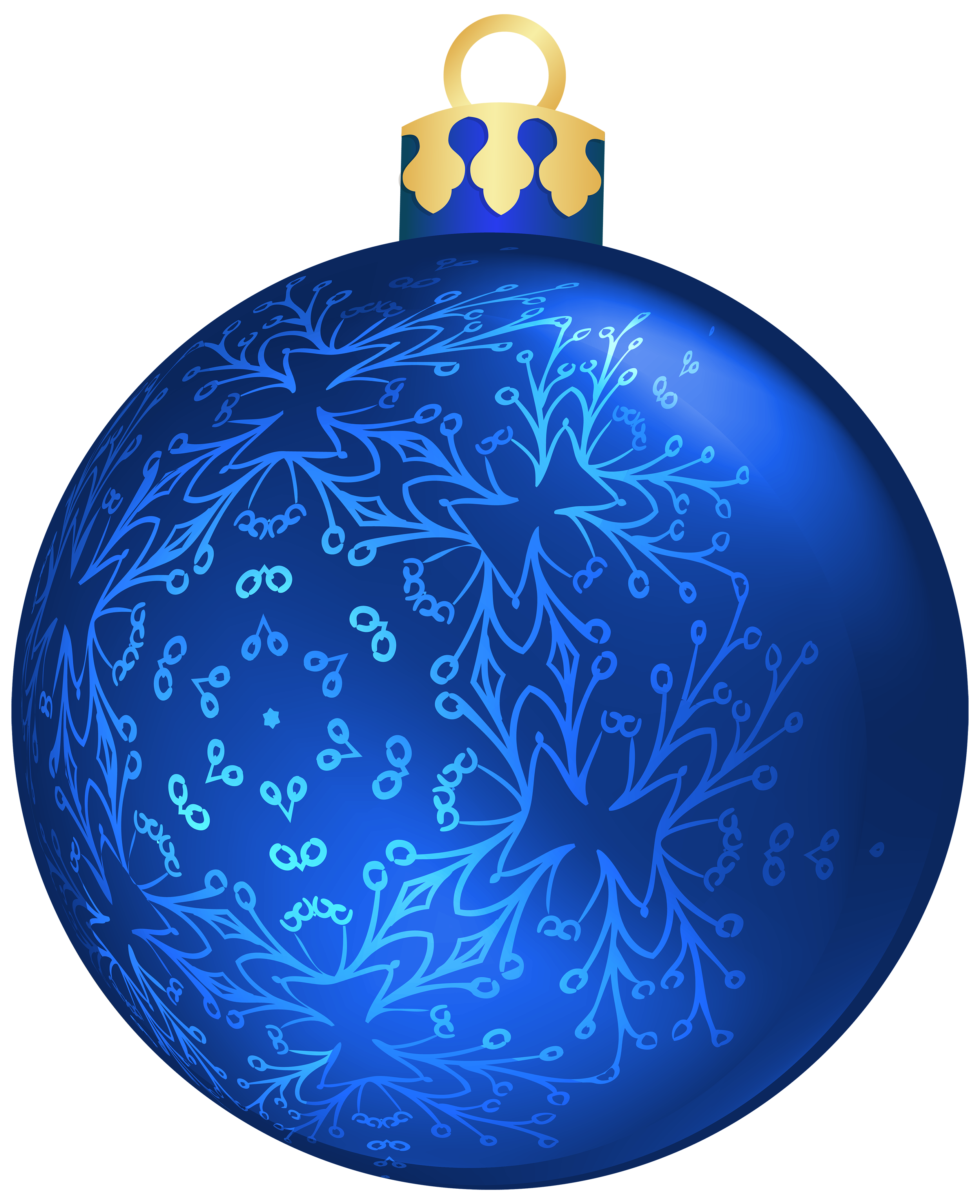 Blue Christmas PNG Clipart