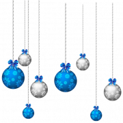 Голубое рождественское изображение PNG