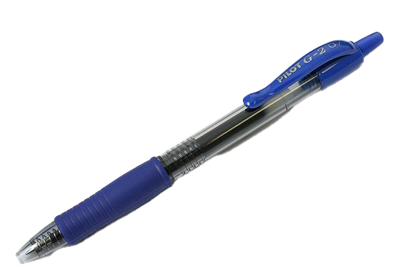 Blauwe pen PNG -afbeelding