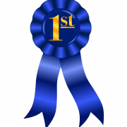 Blue Ribbon First Place PNG Free Download
