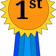Blue Ribbon First Place PNG HD Image