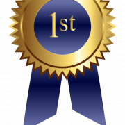 Blue Ribbon First Place PNG Image