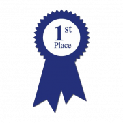 Blue Ribbon First Place PNG Picture