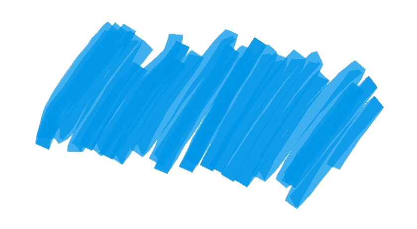 Blue Scribble PNG Image