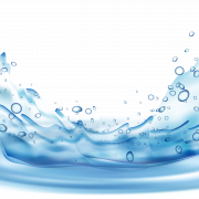 Синяя всплеска воды PNG Скачать изображение