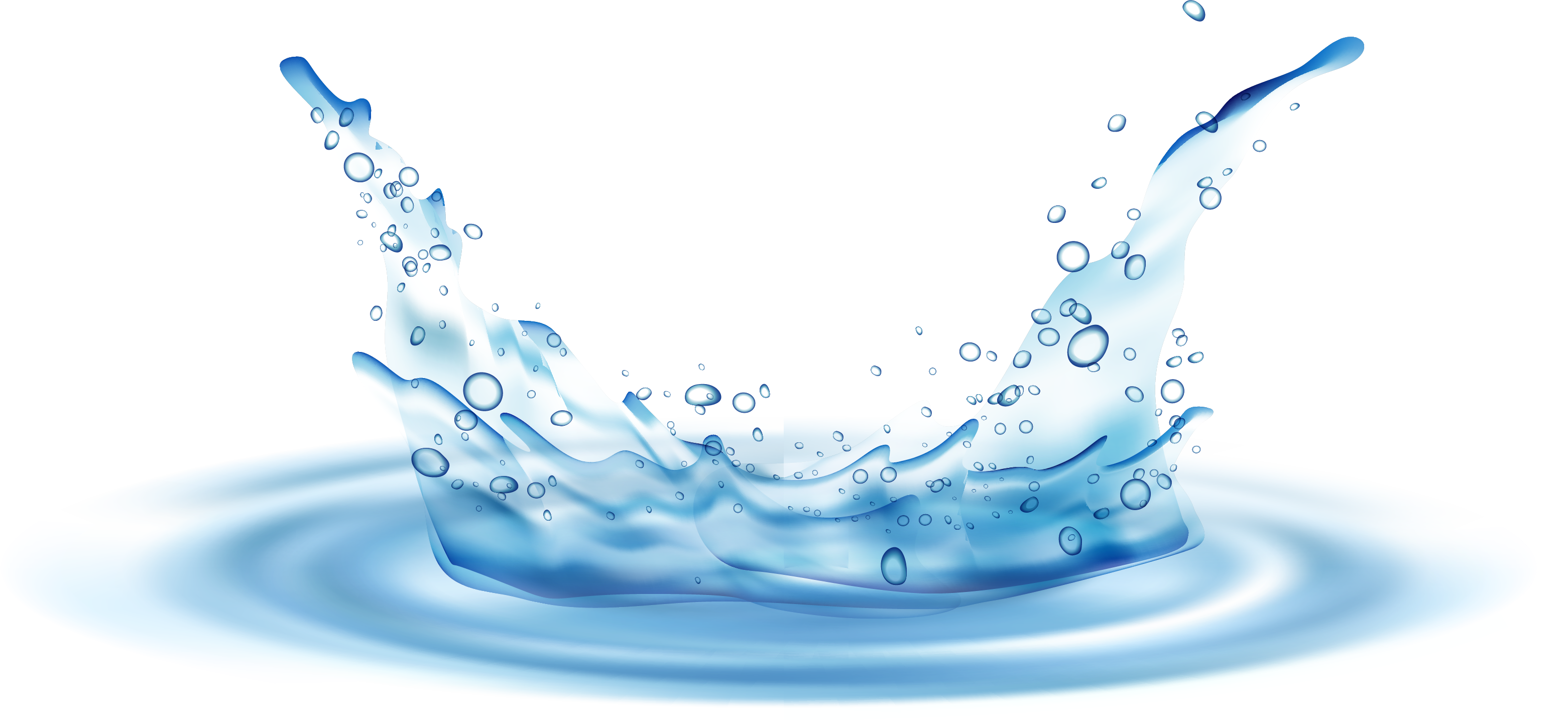 Blue Splash Water PNG Download Image