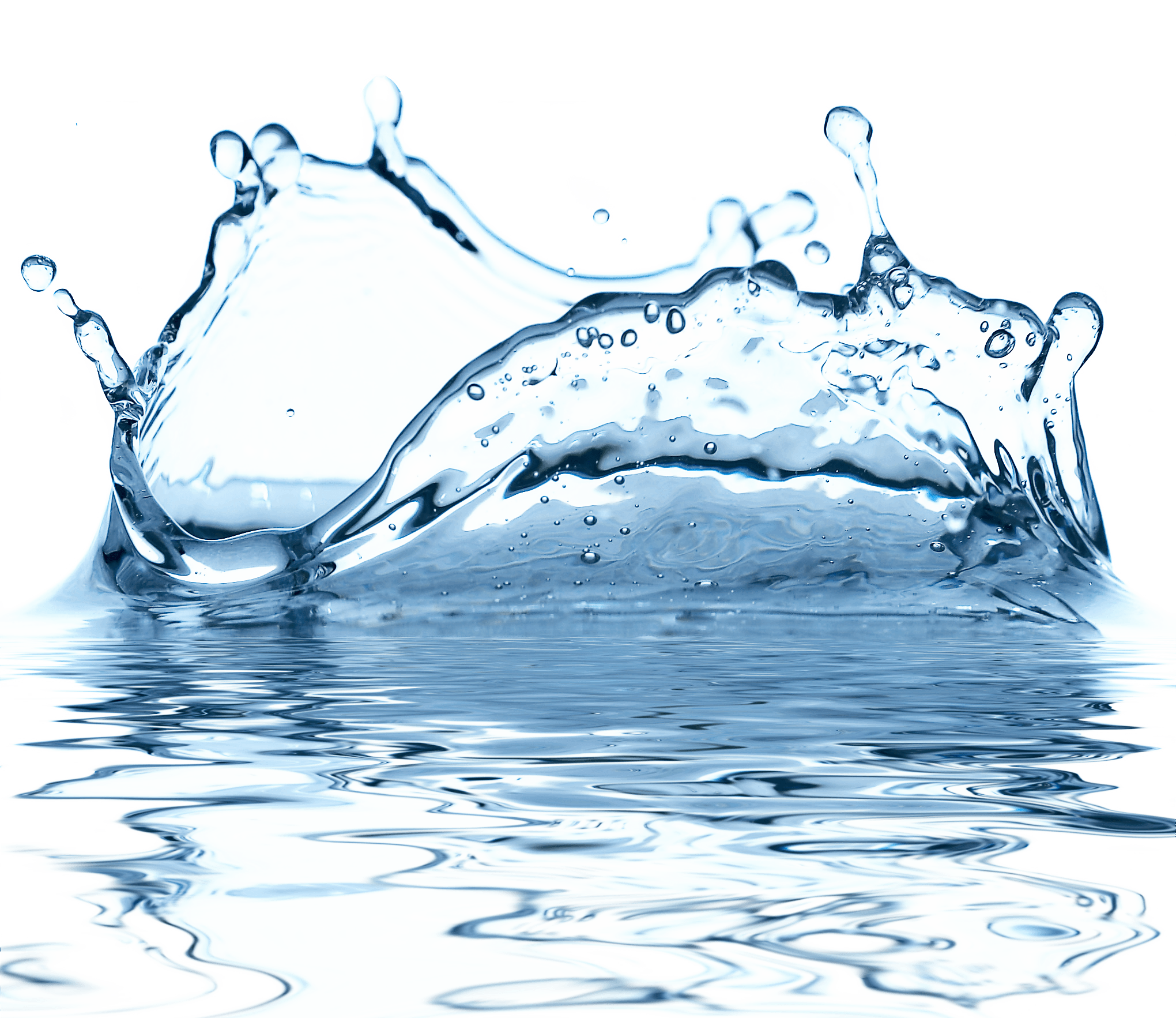 Синий брызговая вода PNG Высококачественное изображение
