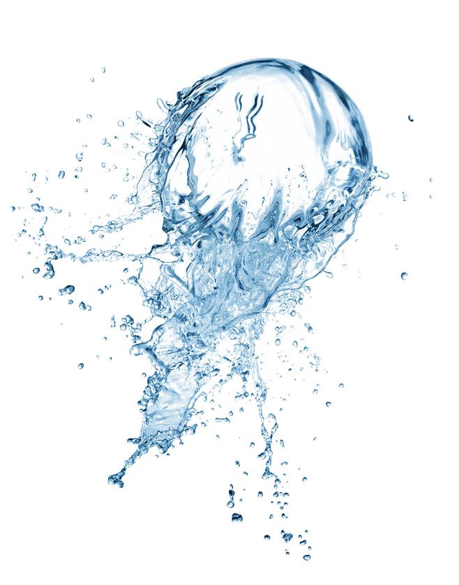 Blue Splash Water PNG Picture
