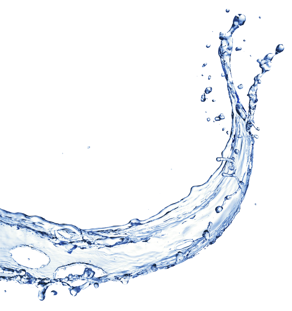 Синий брызговой вода прозрачный