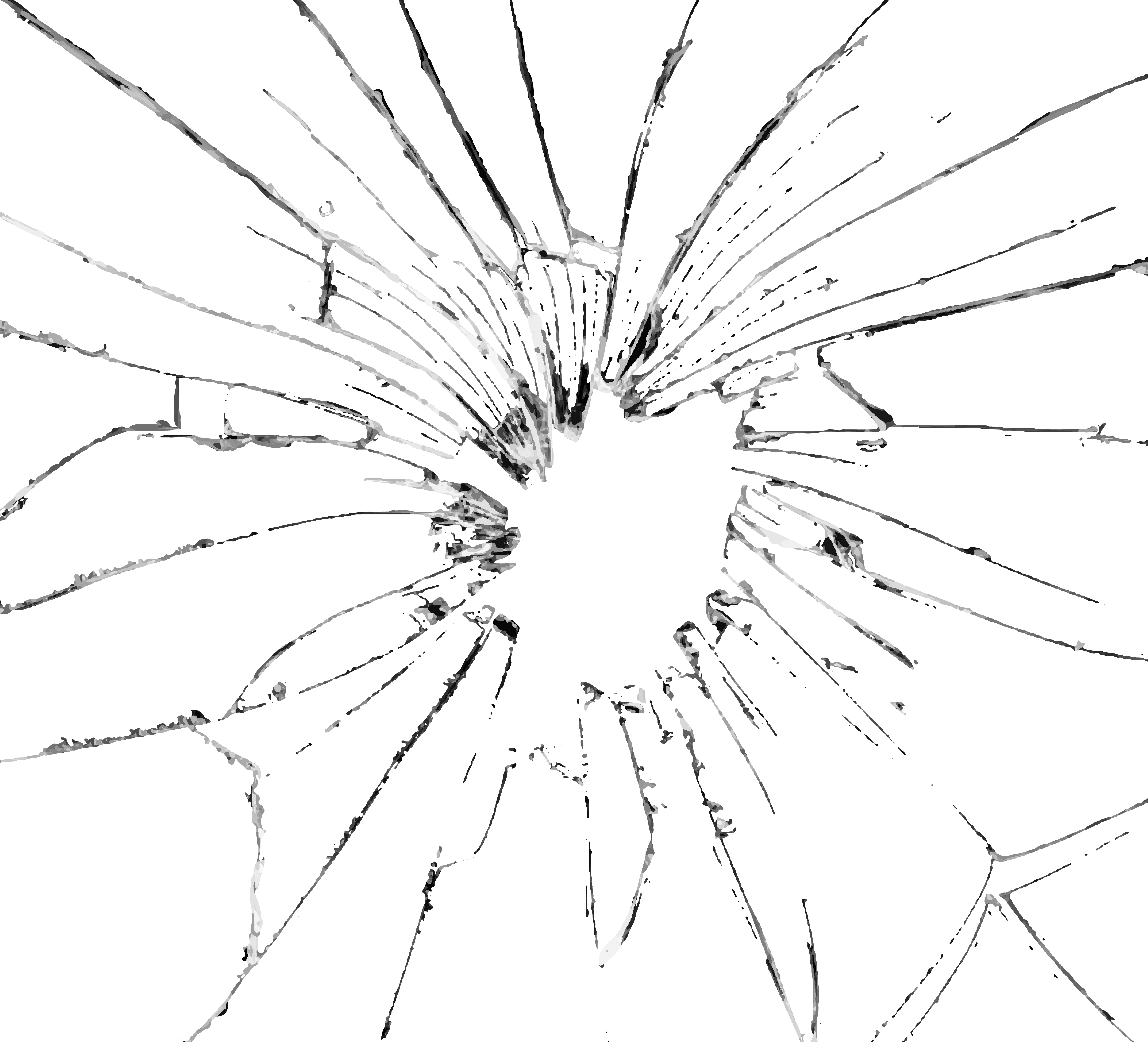 Broken Glass Mirror PNG Picture