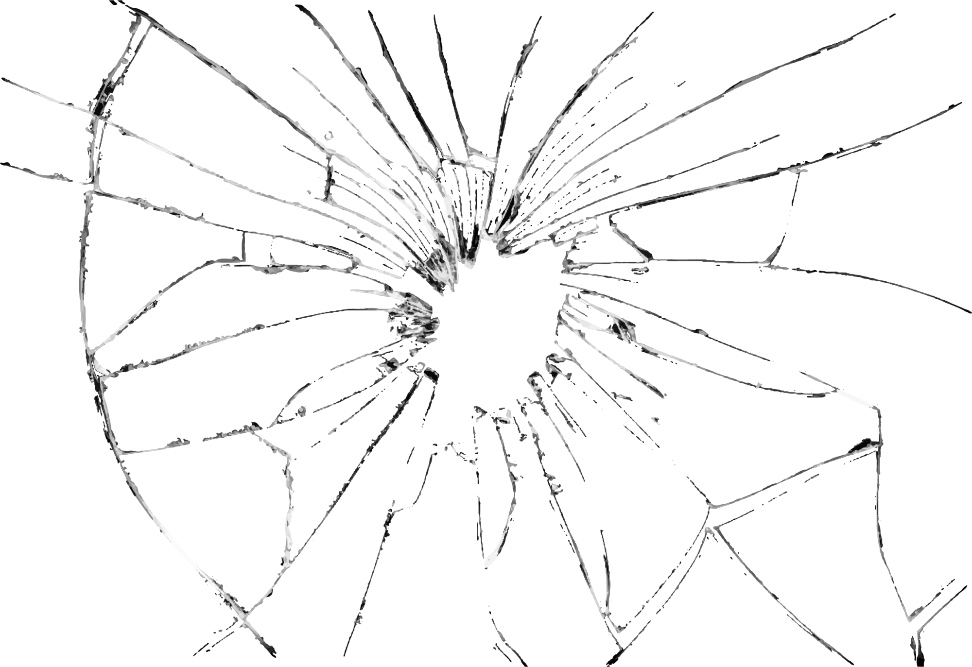 Broken Glass PNG Photo