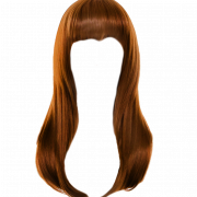 Brown Women Hair PNG File