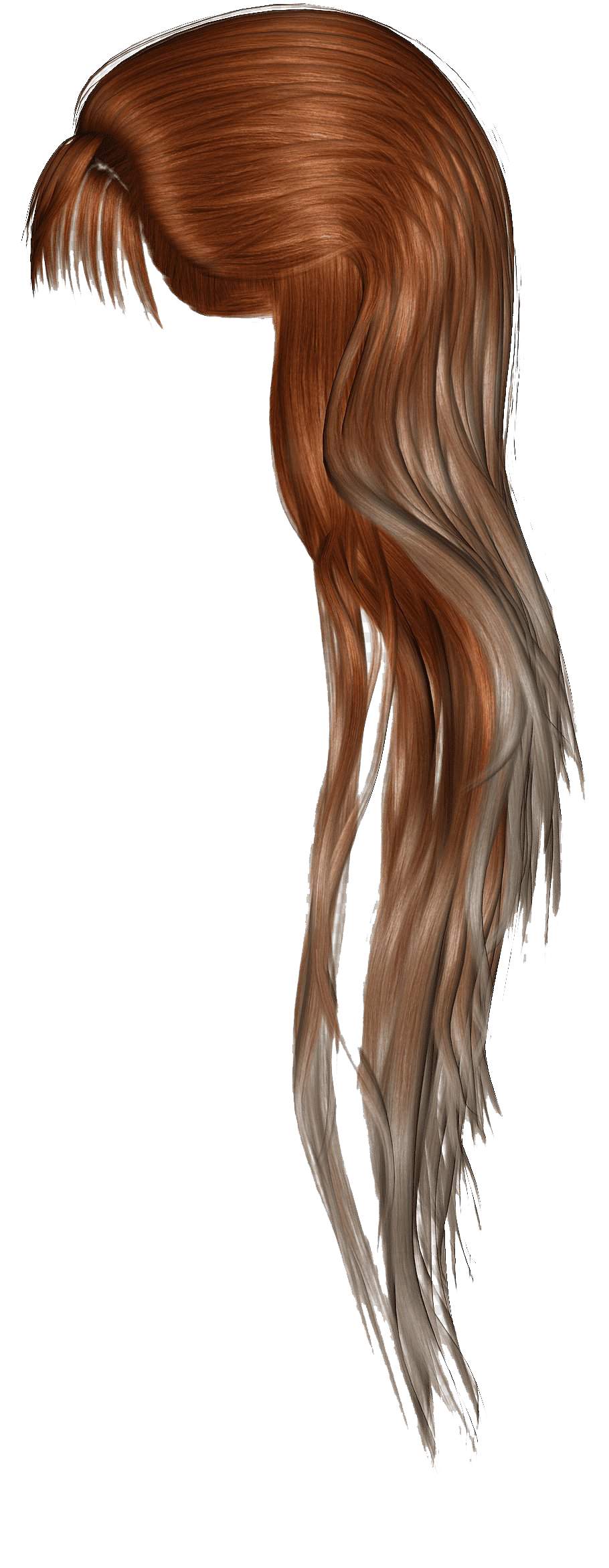 Brown Women Hair PNG HD Image