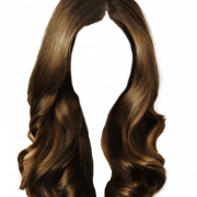 Brown Women Hair PNG Image