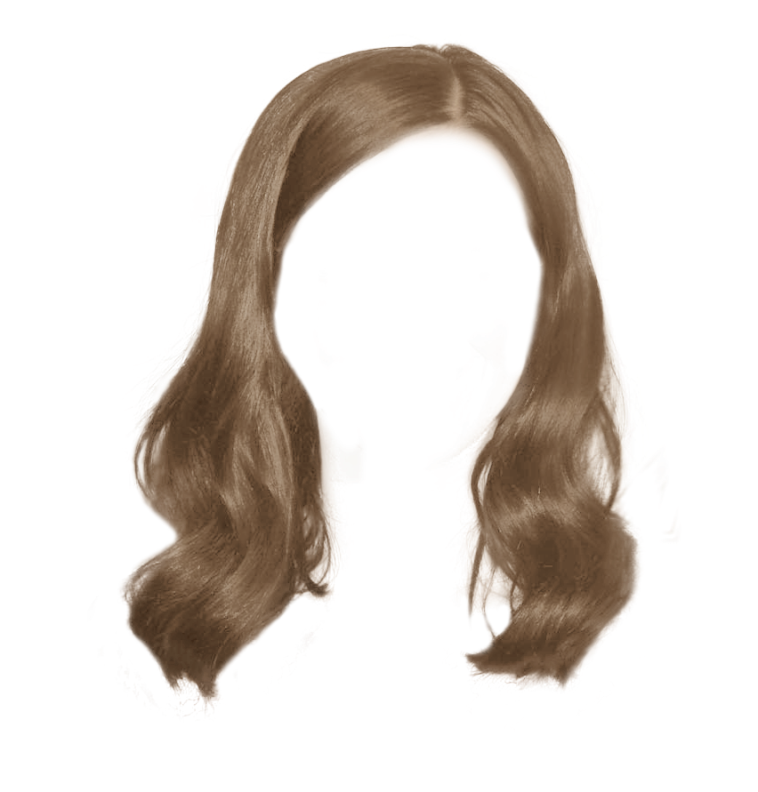 Brown Women Hair Transparent