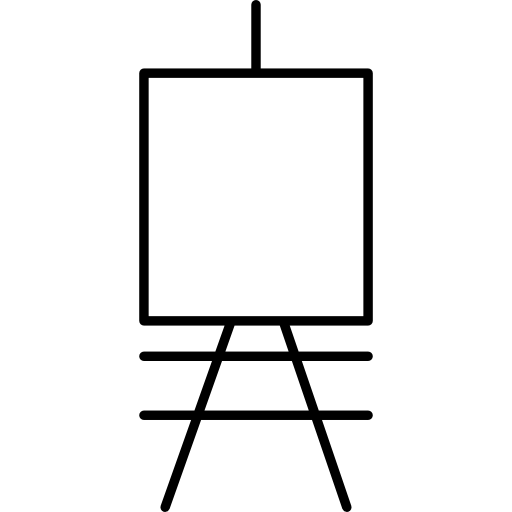 Canvas easel png imahe